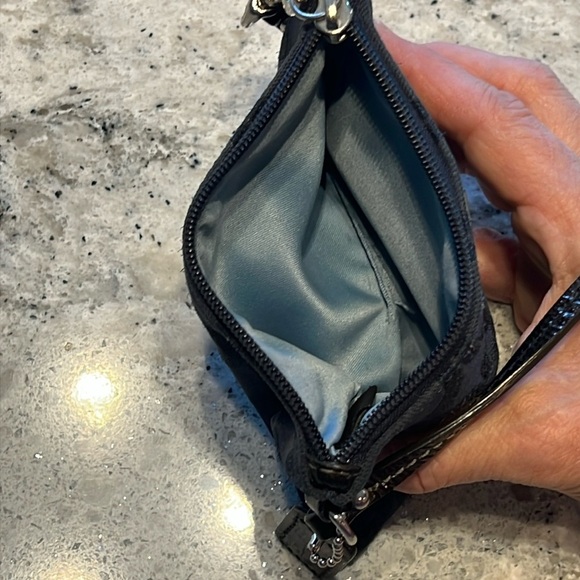 COACH Midnight Blue Wristlet - Picture 3 of 6